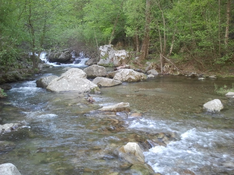 Depart des gorges du cady